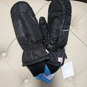 HotPaws Mittens Black Winter Kids  8 - 12 size S